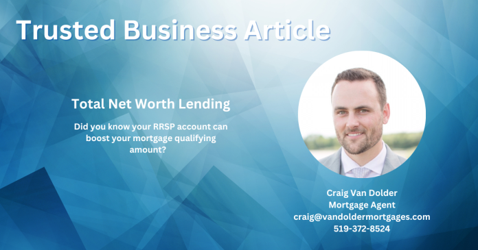 ontario landlord help mortgage total net worth lending RRSP