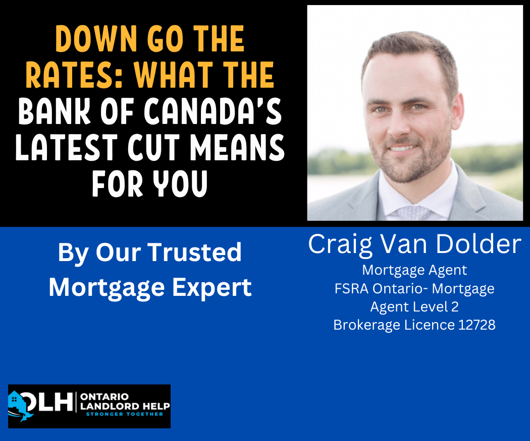 Down Go the Rates What the Bank of Canada’s Latest Cut Means for You