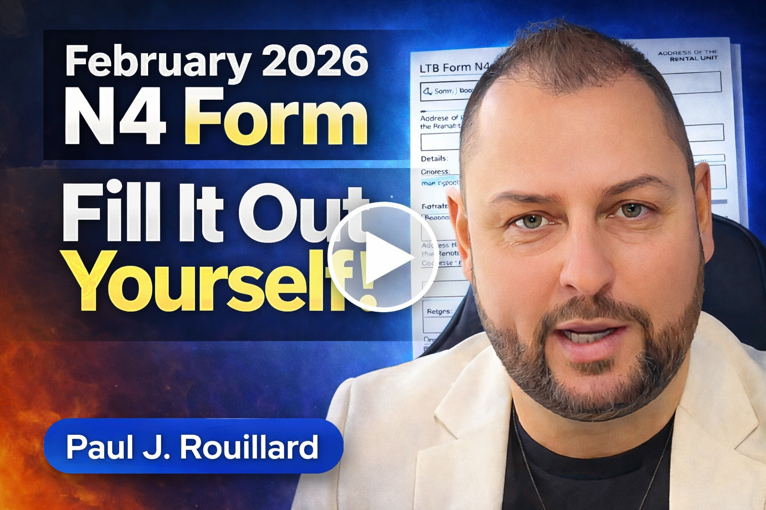 How to fill out the N4 form in Ontario for February 2026 – step-by-step guide for landlords by Paul J Rouillard