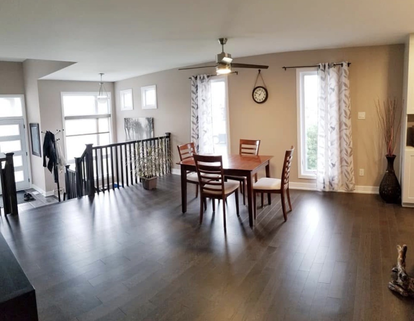 Dining room and living area inspiration at 572-580 Chambord Street