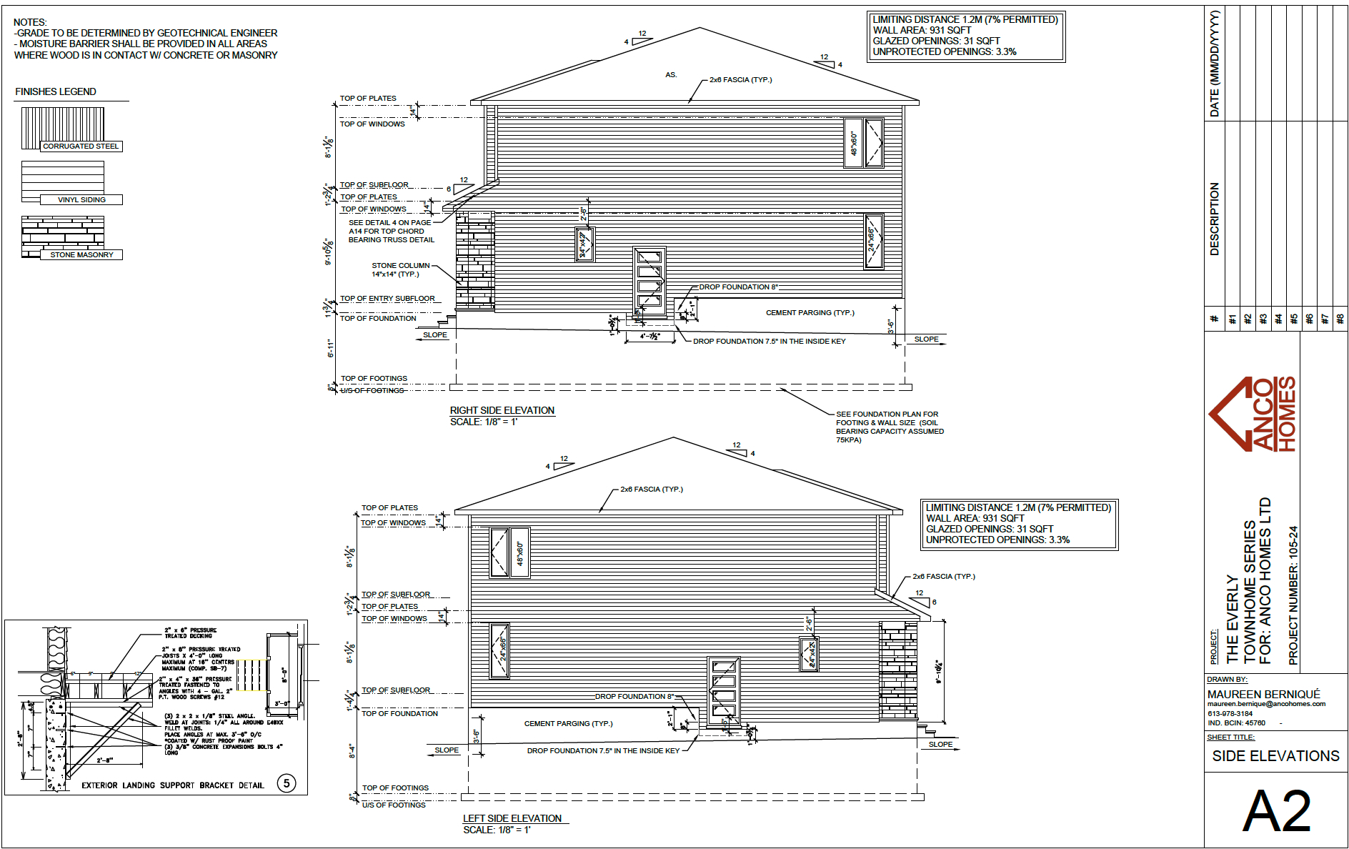 Project drawing 2 for 572-580 Chambord Street