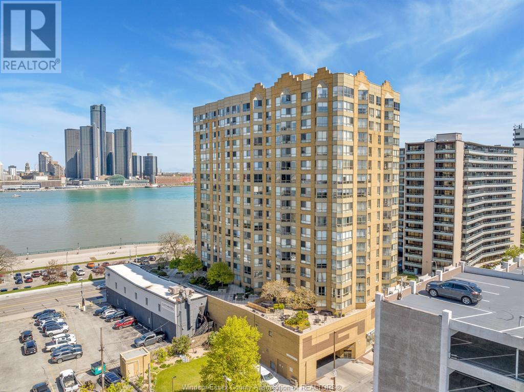 75 Riverside Drive East Unit 1705 Windsor exterior waterfront view